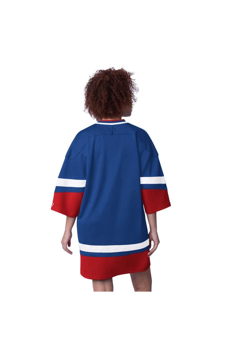 STARTER Women's Starter Royal Buffalo Bills Slap Shot 3/4 Sleeve Sneaker Dress, Alternate, color, Royal