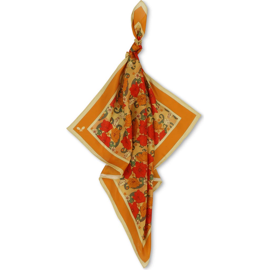 Henelle Silk Bandana In Bloom