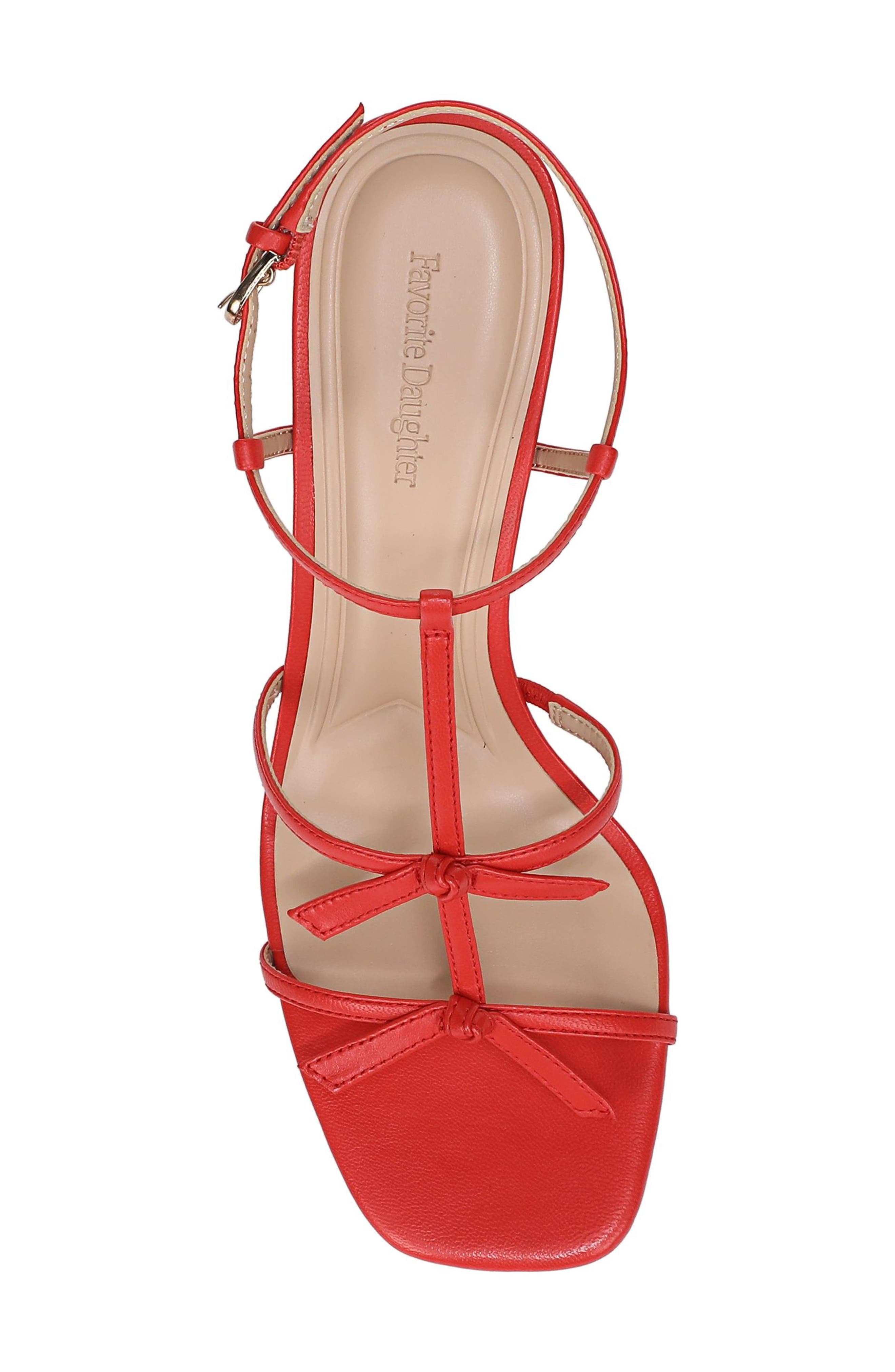 Solana Strappy Sandal, Alternate, color, TOMATO