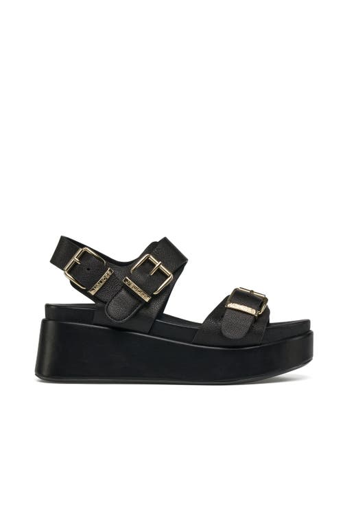 Jslides Footwear Brooke Platform Sandal In Black