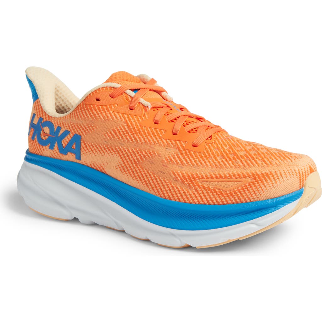 Hoka Clifton 9 1132210-voim Mens Us 10.5 Orange Running Shoes Eee4267 In Orange