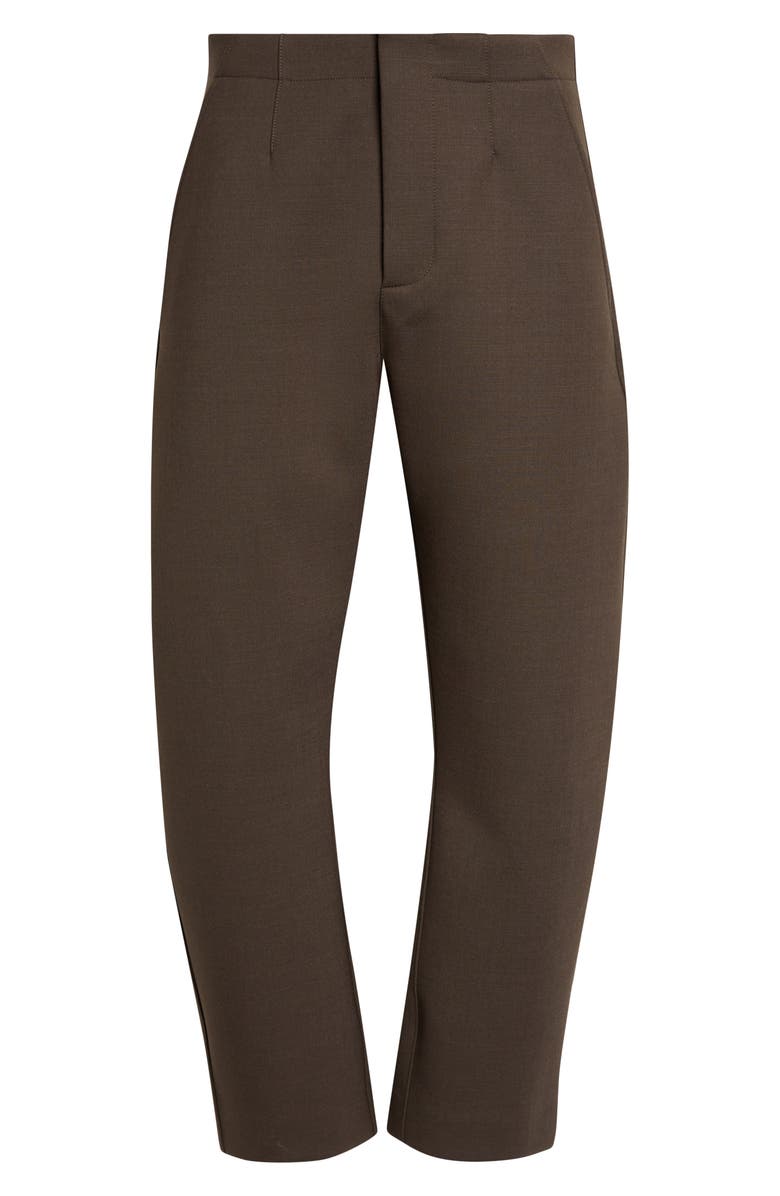 Jacquemus Le Pantalon Gardian Pinched Pants, Main, color, Dark Khaki