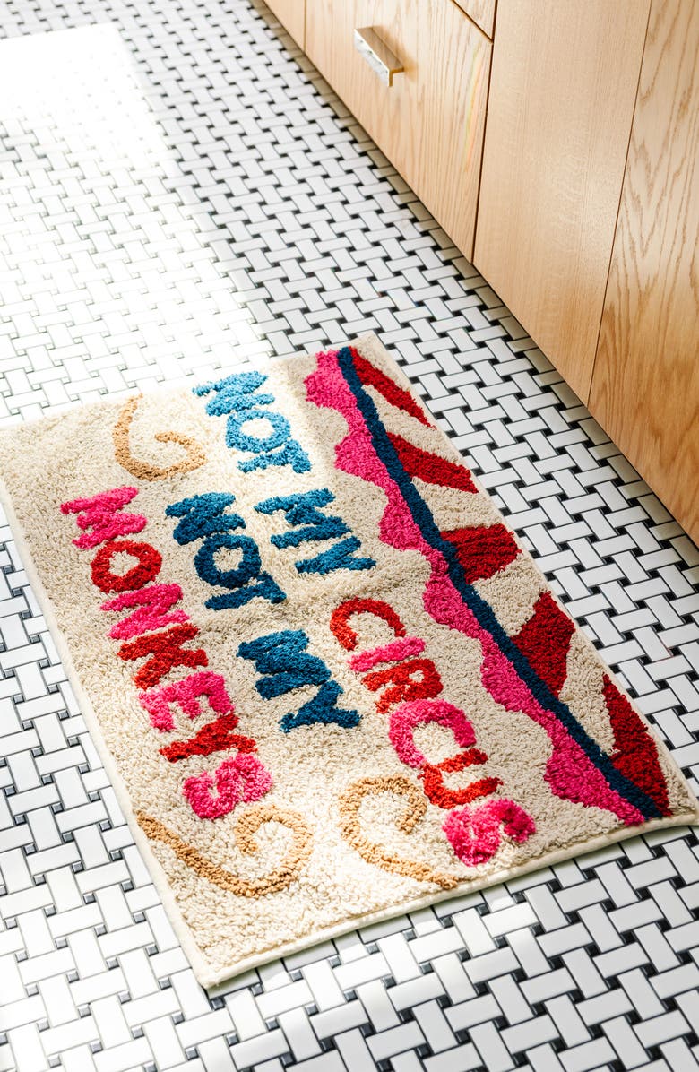 Furbish Not My Circus Bath Mat, Alternate, color,