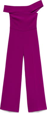 MANGO One-Shoulder Jumpsuit