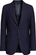 Eleventy Three-Button Wool & Silk Blazer