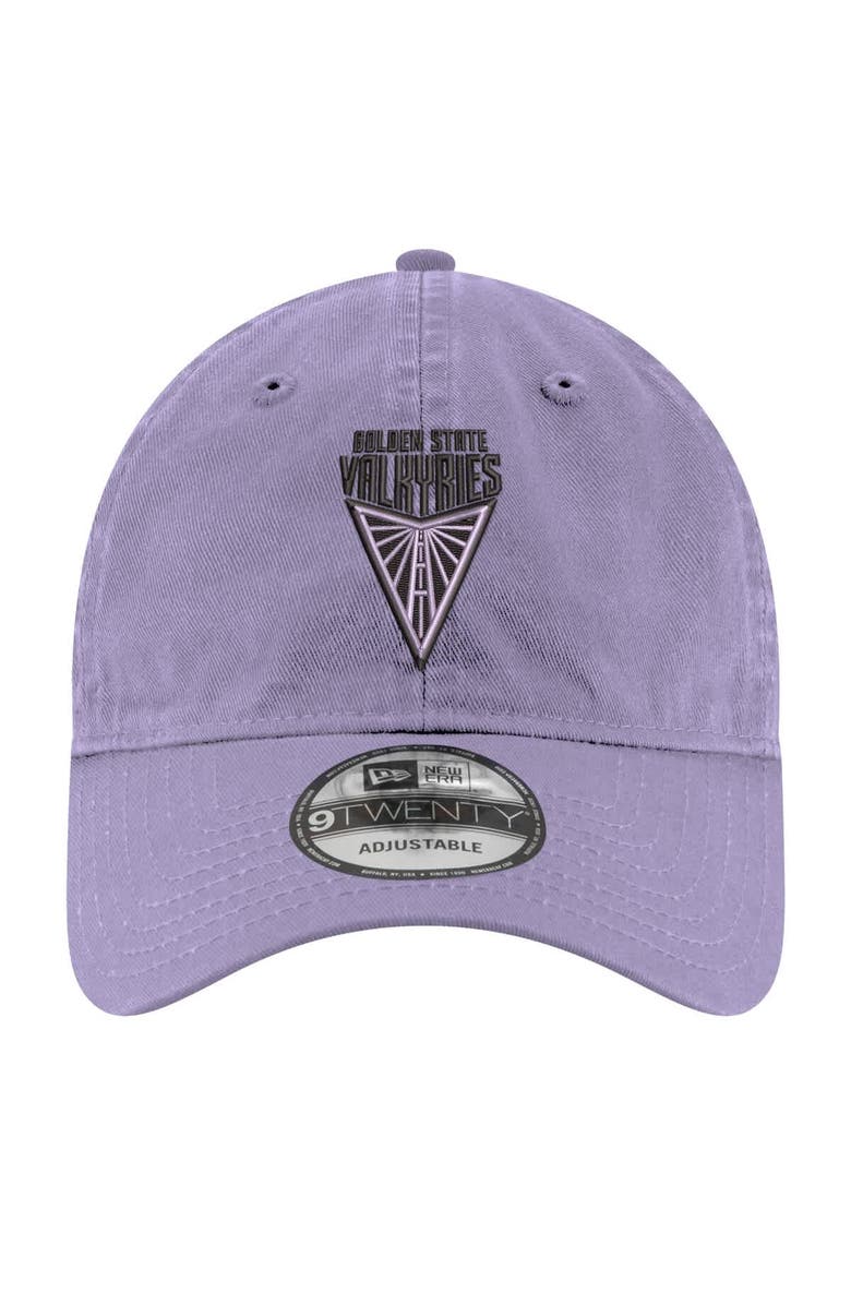 New Era Unisex New Era Violet Golden State Valkyries Core 9TWENTY Adjustable Hat, Alternate, color, Violet