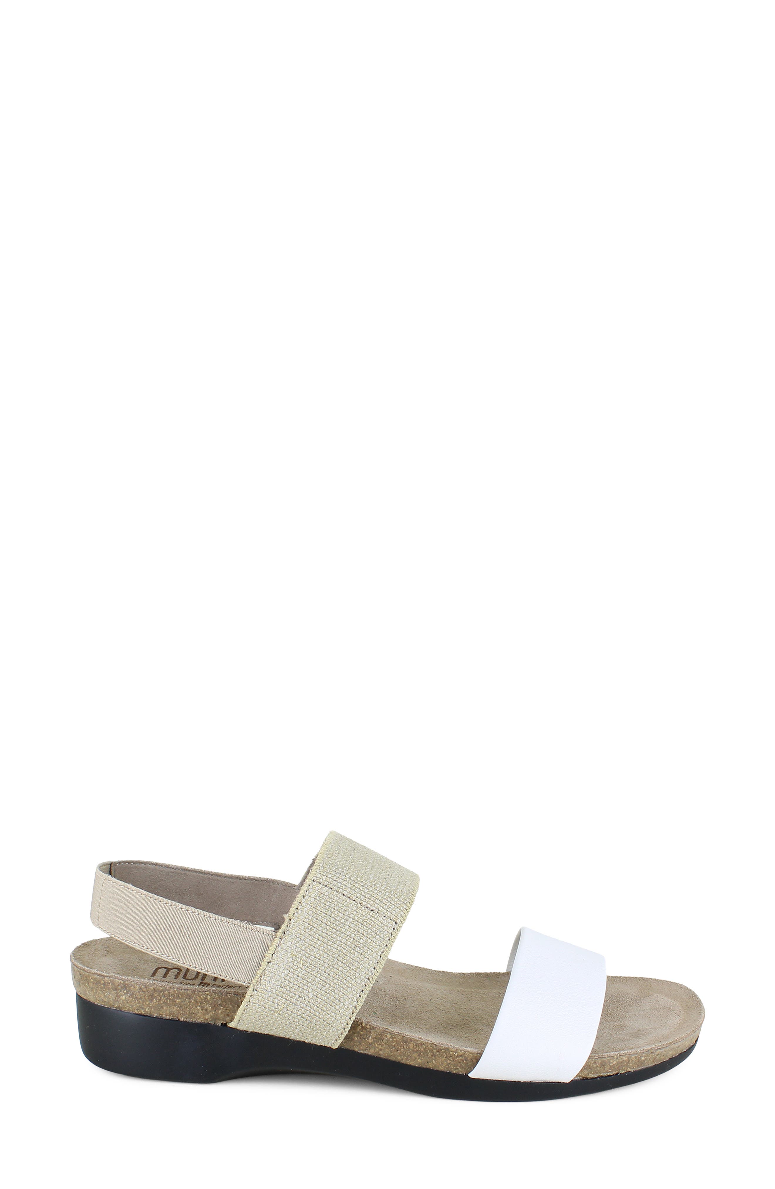 Munro Pisces Sandal, Alternate, color, White/ Natural