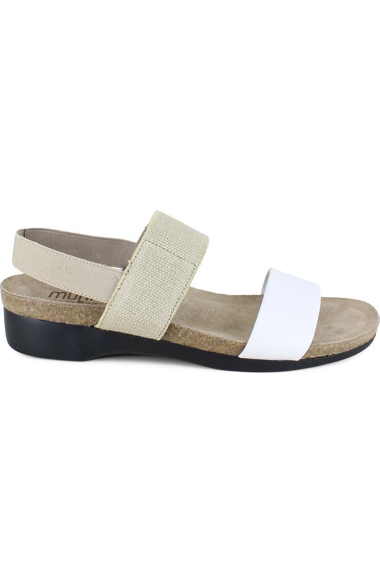 Munro Pisces Sandal, Alternate, color, White/ Natural