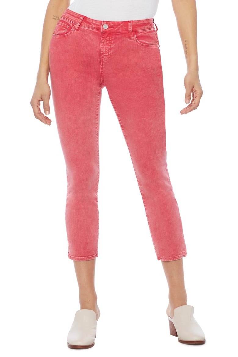 A Frame Lab Storage Rack Wash Lab Denim Vera Ankle Straight Jeans (Women) | Nordstromrack