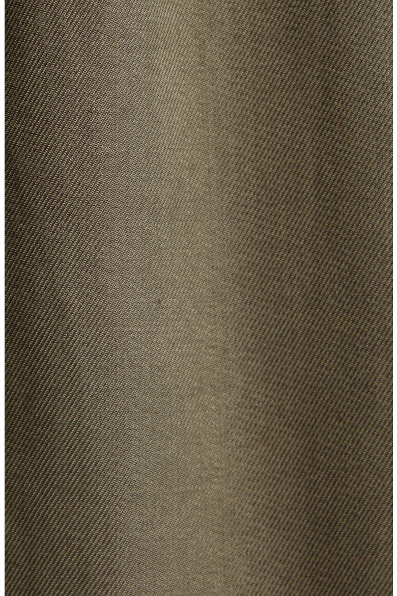 Multi Stitch Belted Shirtdress, Alternate, color, ARMY OLIVE
