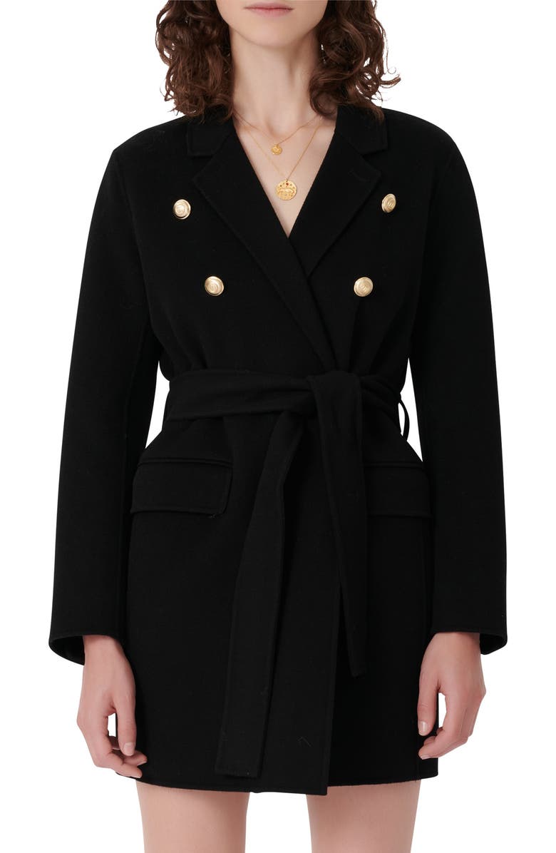 maje Wool Blend Jacket, Main, color, 