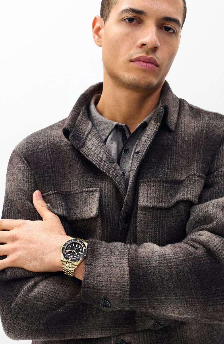 rag & bone Rowan Automatic Bracelet Watch, 42mm, Alternate, color,