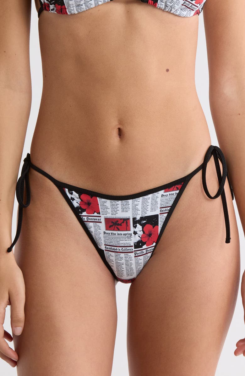 PacSun Corinne Side Tie Bikini Bottoms, Main, color, 