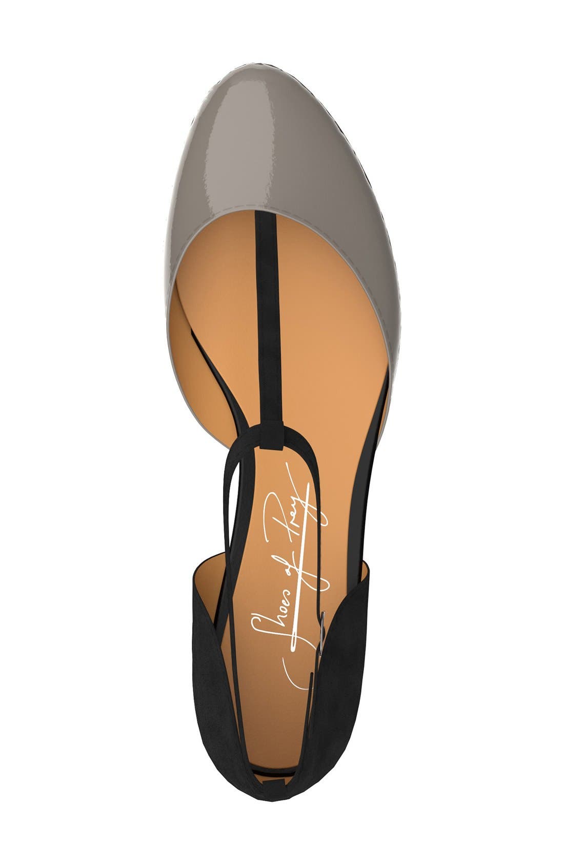 Shoes of Prey T-Strap Flat, Alternate, color, 