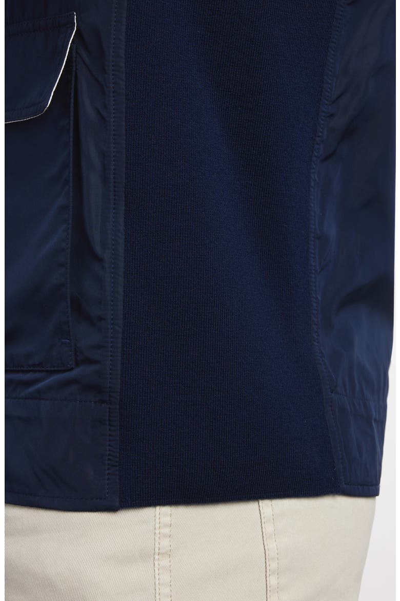 Merino Wool Blend Flight Vest, Alternate, color, NAVY