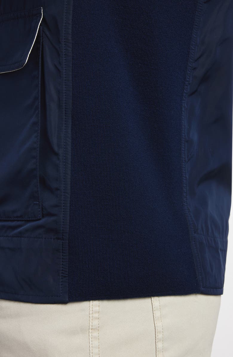 David Donahue Merino Wool Blend Flight Vest, Alternate, color, Navy