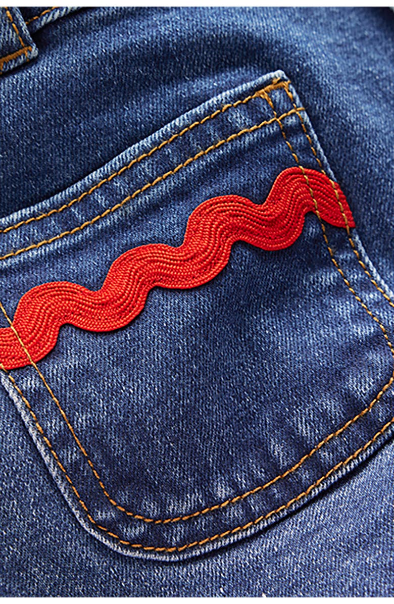 Mini Boden Kids' Patch Pocket Jeans, Alternate, color, Midwash Denim