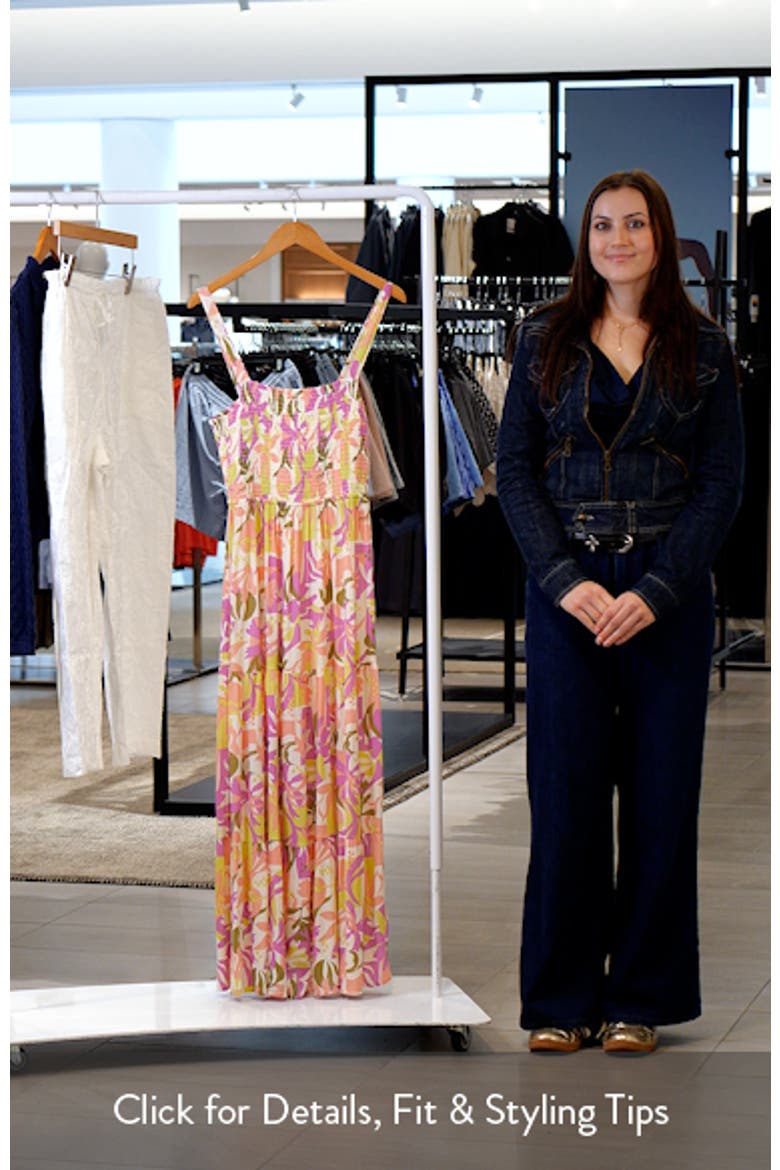 Topanga Canyon Print Sleeveless Maxi Dress video