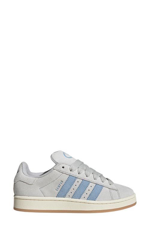Adidas Originals Womens Campus 00s Suede Low-top Trainers Grey Cream White Clear S In Grey/cream White/clear Sky