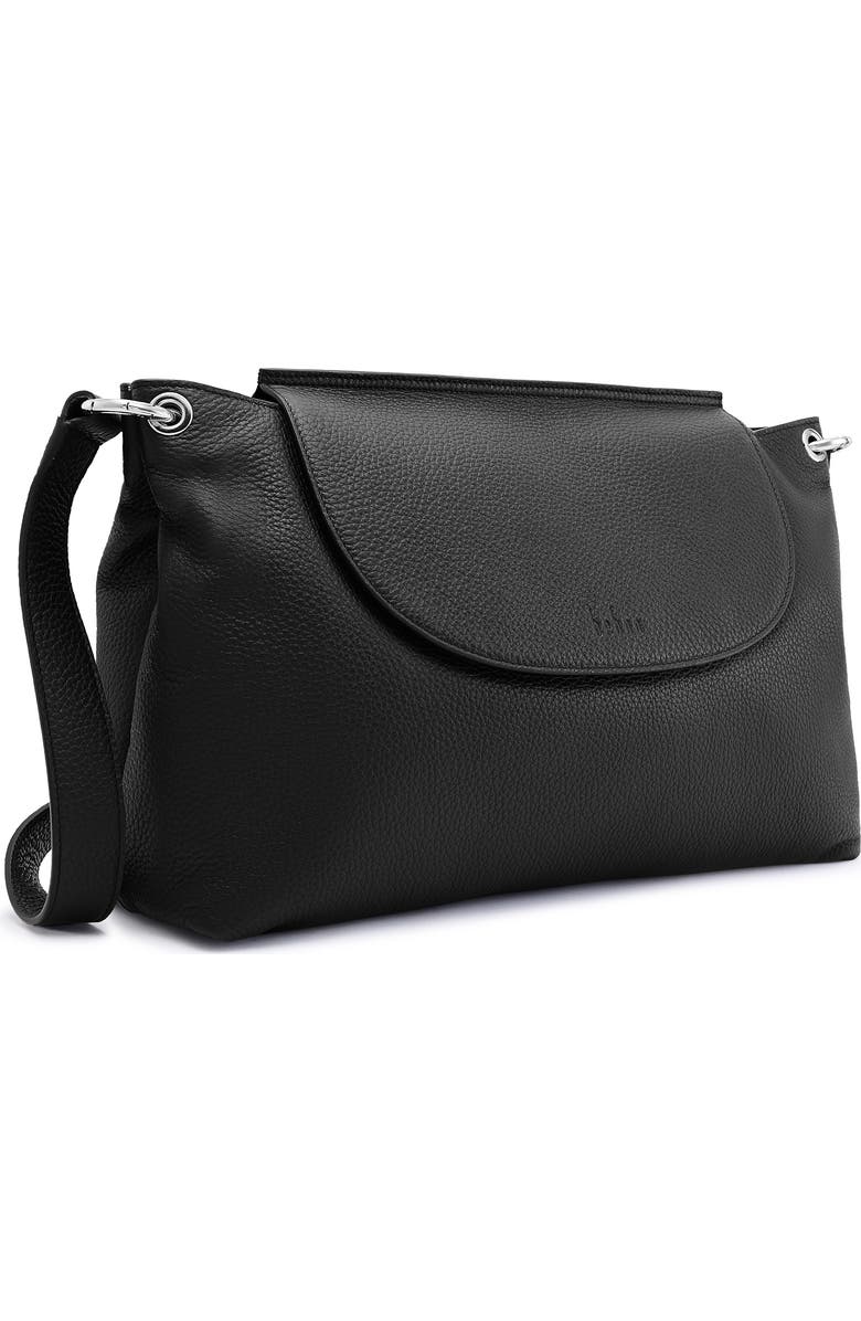behno Large Judith Crossbody Satchel, Alternate, color, Black