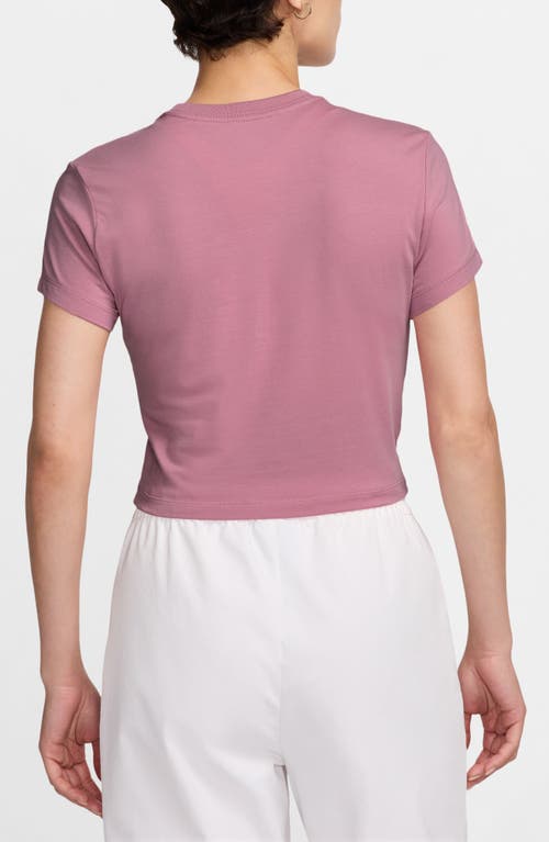 Nike Sportswear Chill Crop T-shirt In Elemental Pink