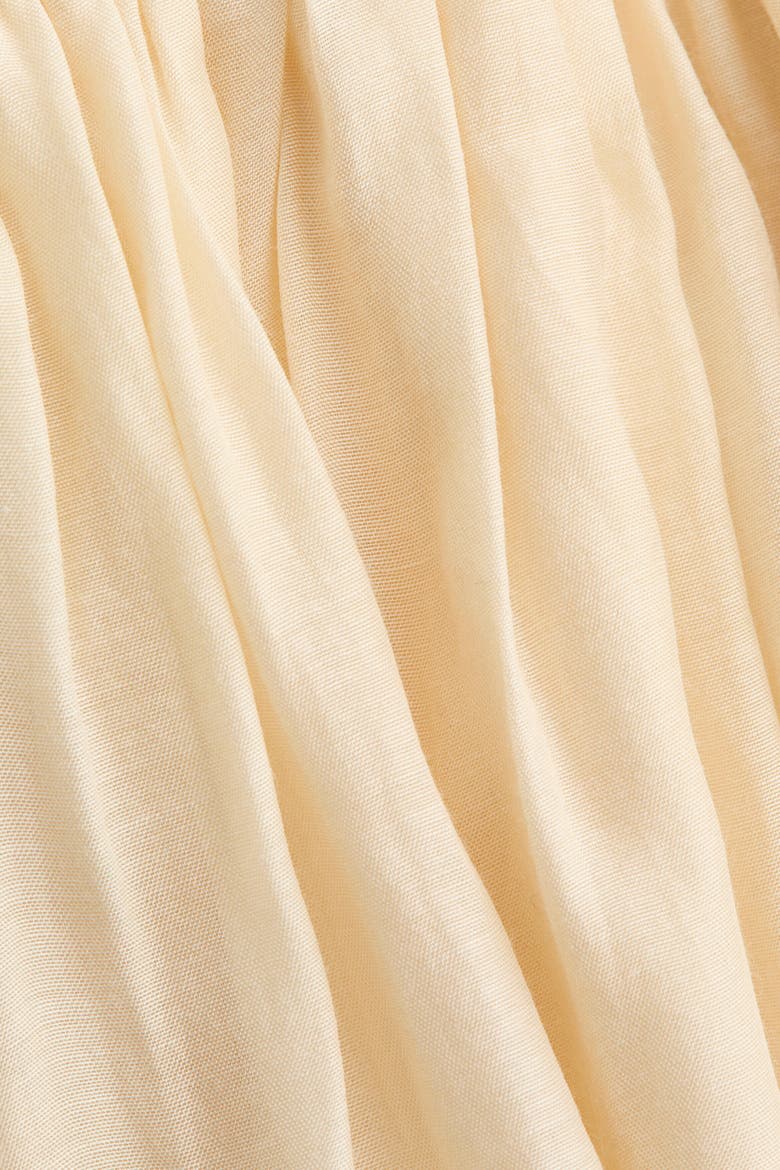 Cupro-blend Bubble-hem Skirt, Alternate, color, Light yellow