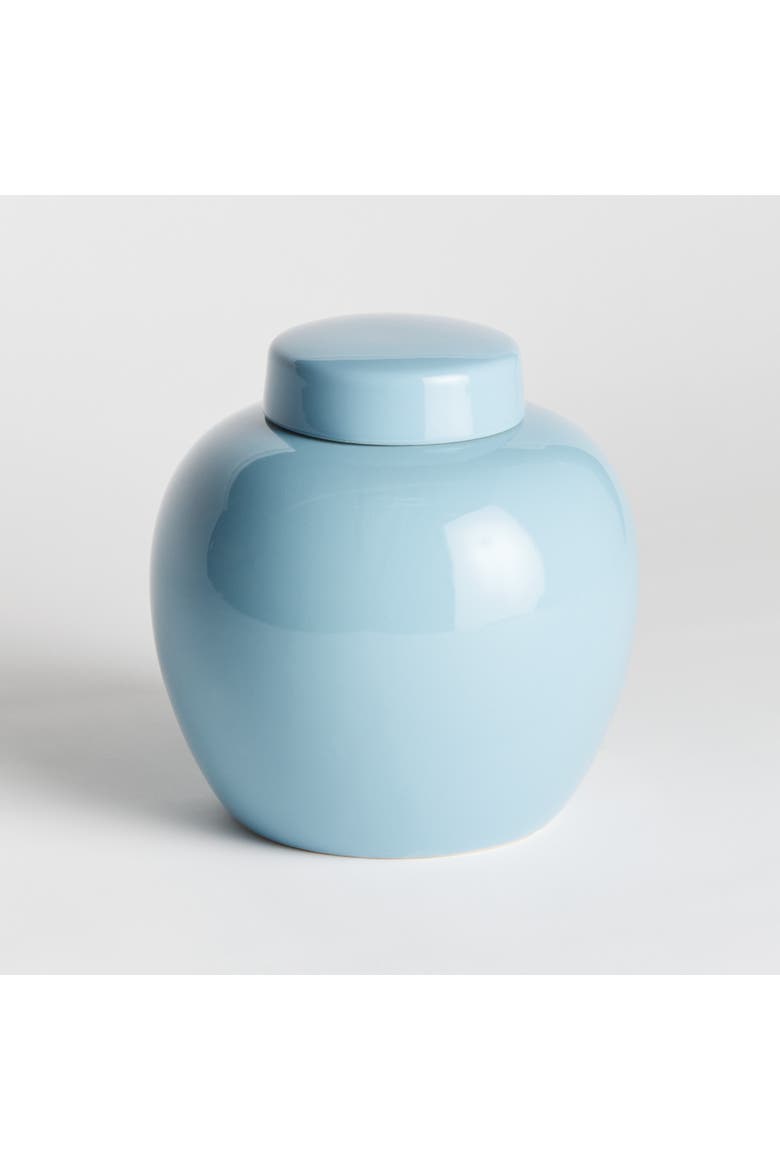 Koa Lidded Jar, Alternate, color, Blue