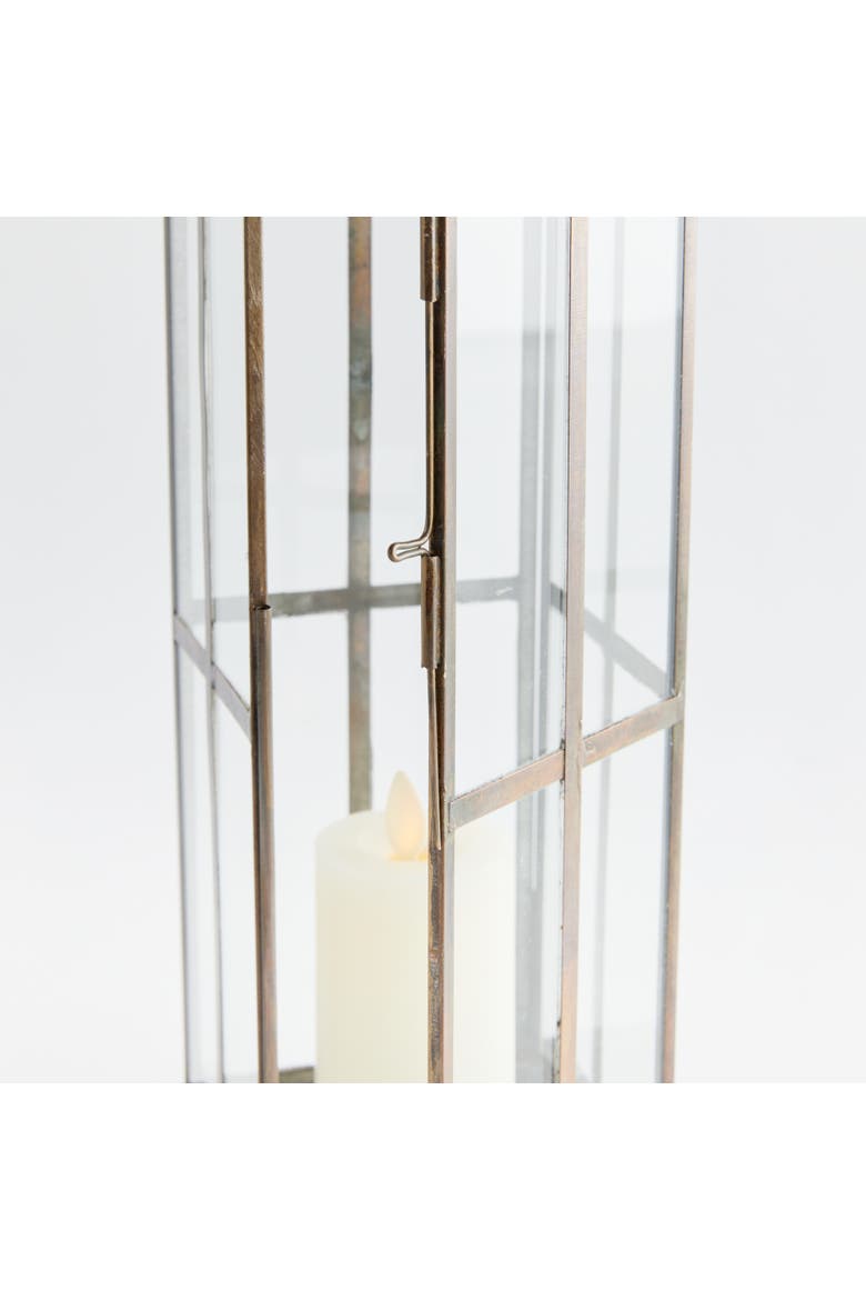 Benson Lantern Candle Holder, Alternate, color, Gold