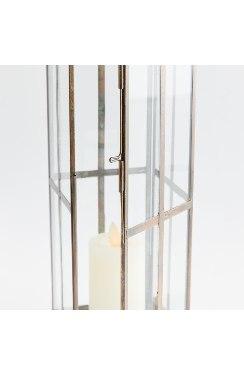 Napa Home & Garden Benson Lantern Candle Holder, Alternate, color, Gold