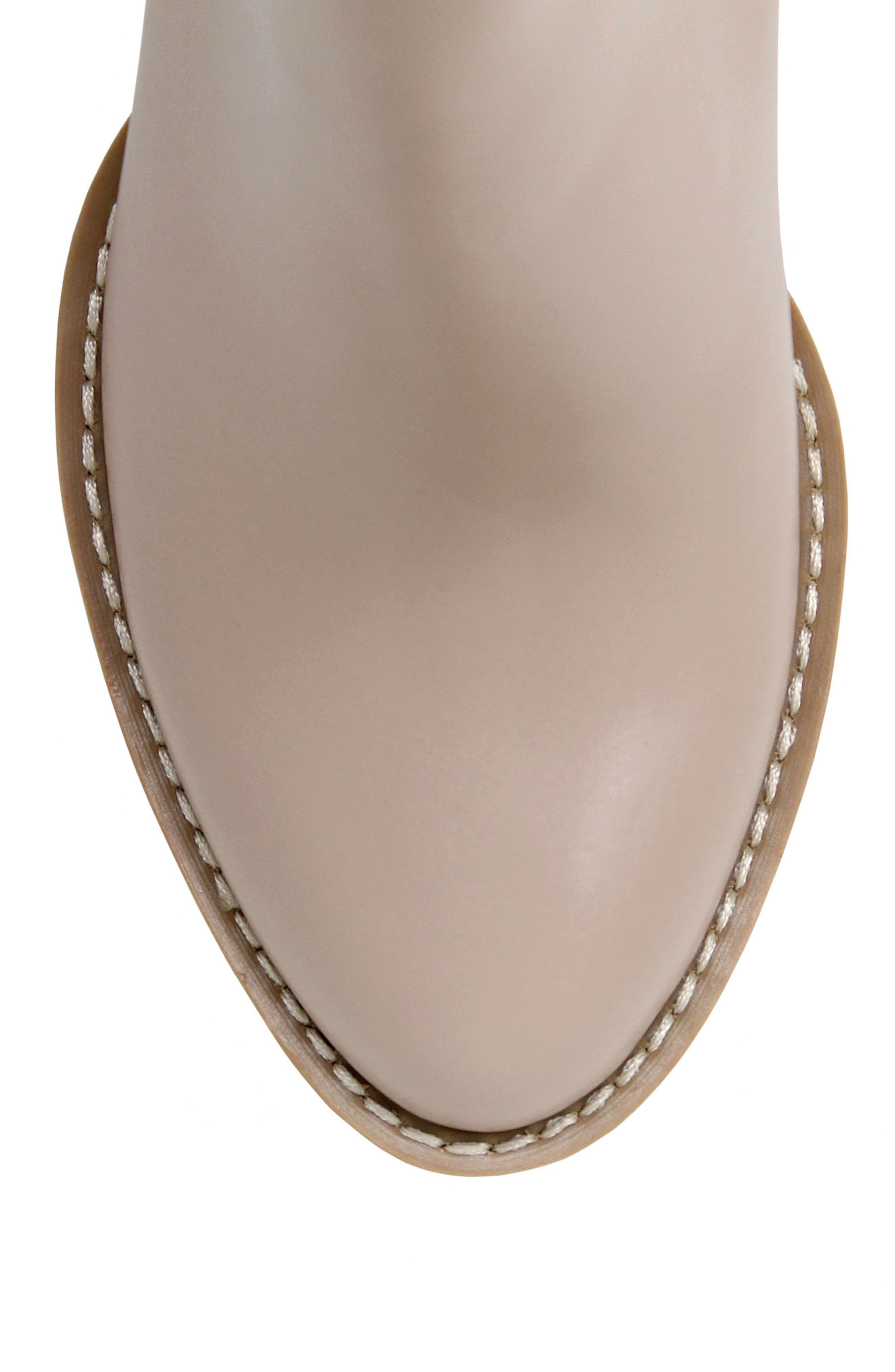 Charles David Gambit Lug Sole Chelsea Boot, Alternate, color, Nude Leather