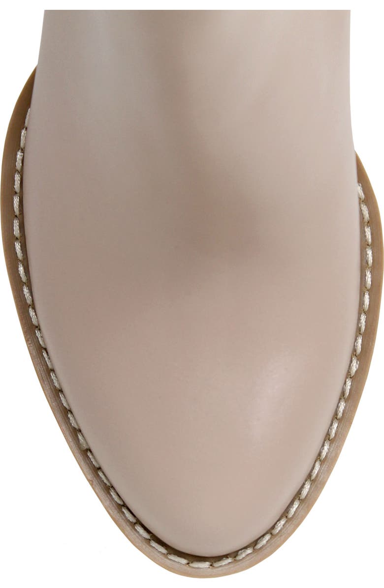 Charles David Gambit Lug Sole Chelsea Boot, Alternate, color, Nude Leather