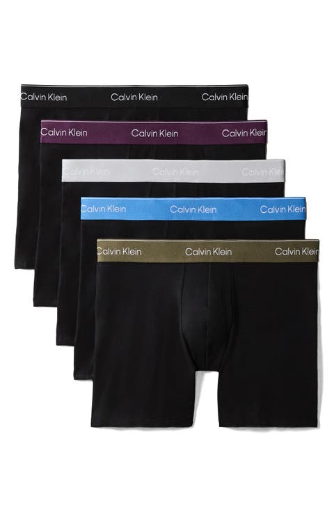 Icon 5-Pack Cotton Stretch Boxer Briefs