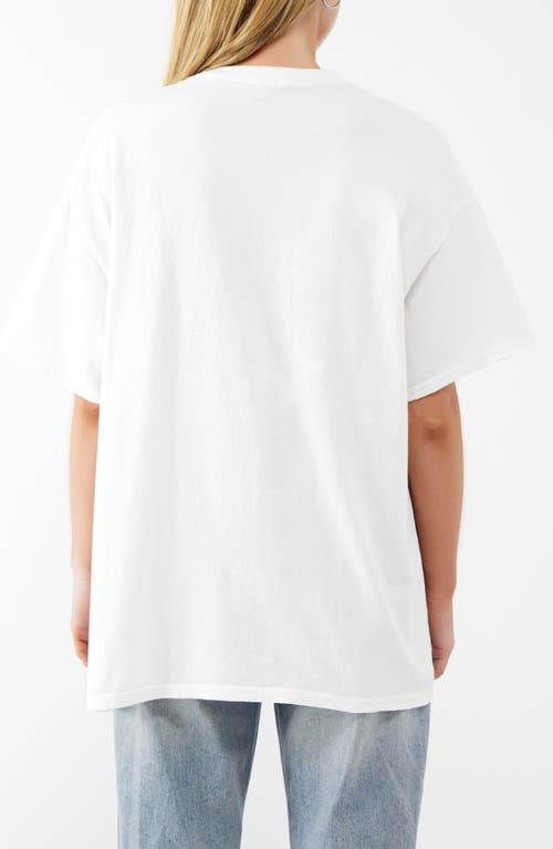 Bdg Urban Outfitters Al Dente Oversize Cotton Graphic T-shirt In White