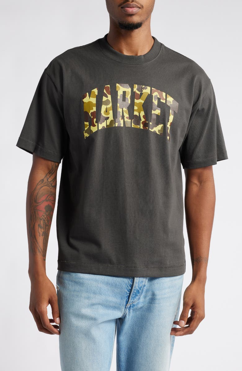MARKET Duck Camo Logo Cotton Graphic T-Shirt, Main, color, 