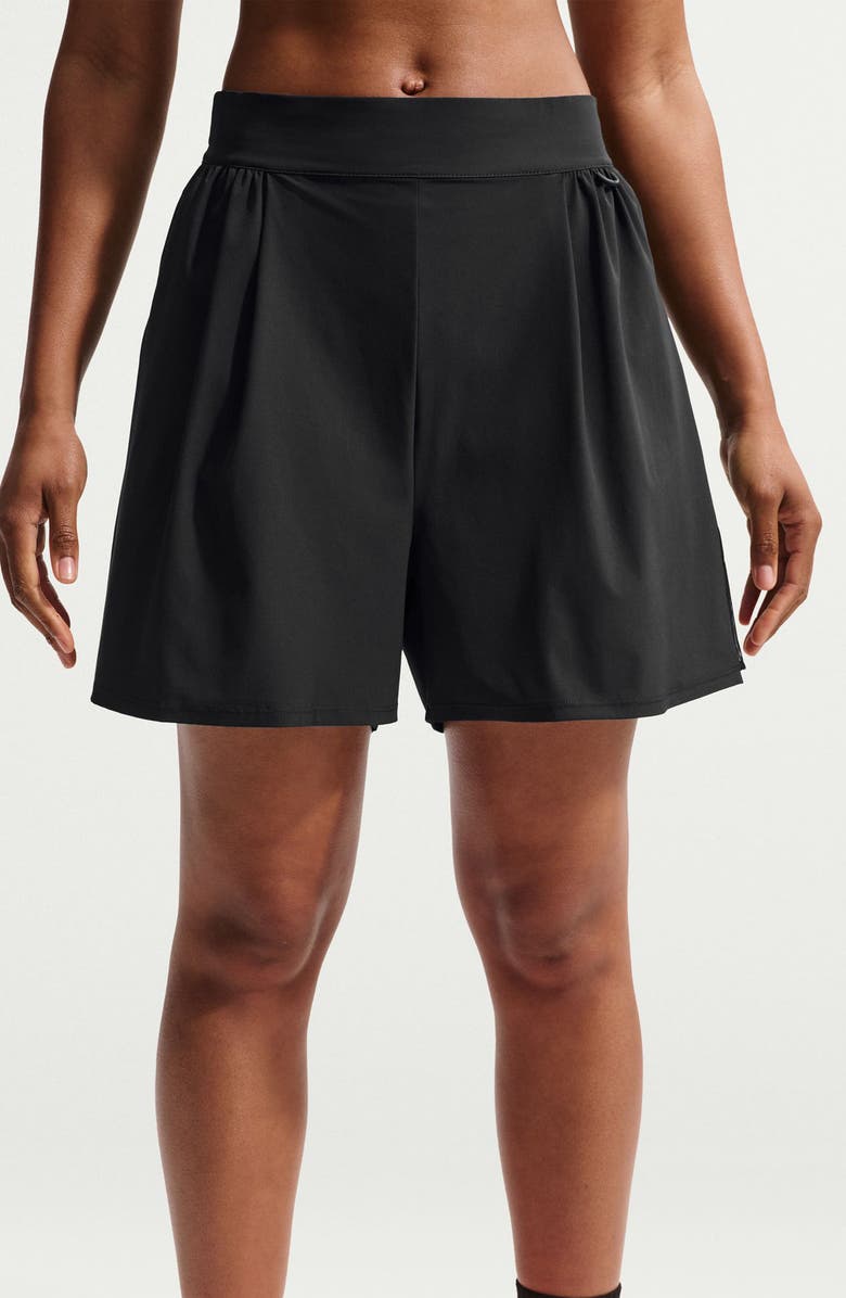 Nike 24.7 PerfectStretch Dri-FIT High Waist Shorts, Alternate, color, Black/ Black/ Dark Smoke Grey