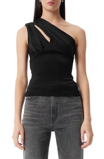 Robert Rodriguez Kit One-shoulder Top In Black