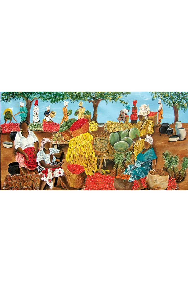 Marketplace 500 piece Jigsaw Puzzle for Adults, Alternate, color, Multicolor