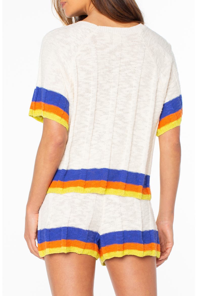 Cabana Club Stripe T-Shirt, Alternate, color, DEW