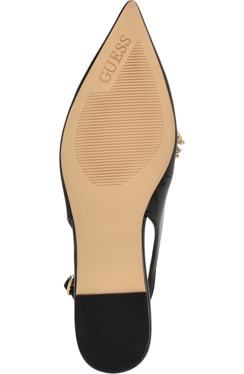 GUESS Daisee Slingback Pointed Toe Flat, Alternate, color,