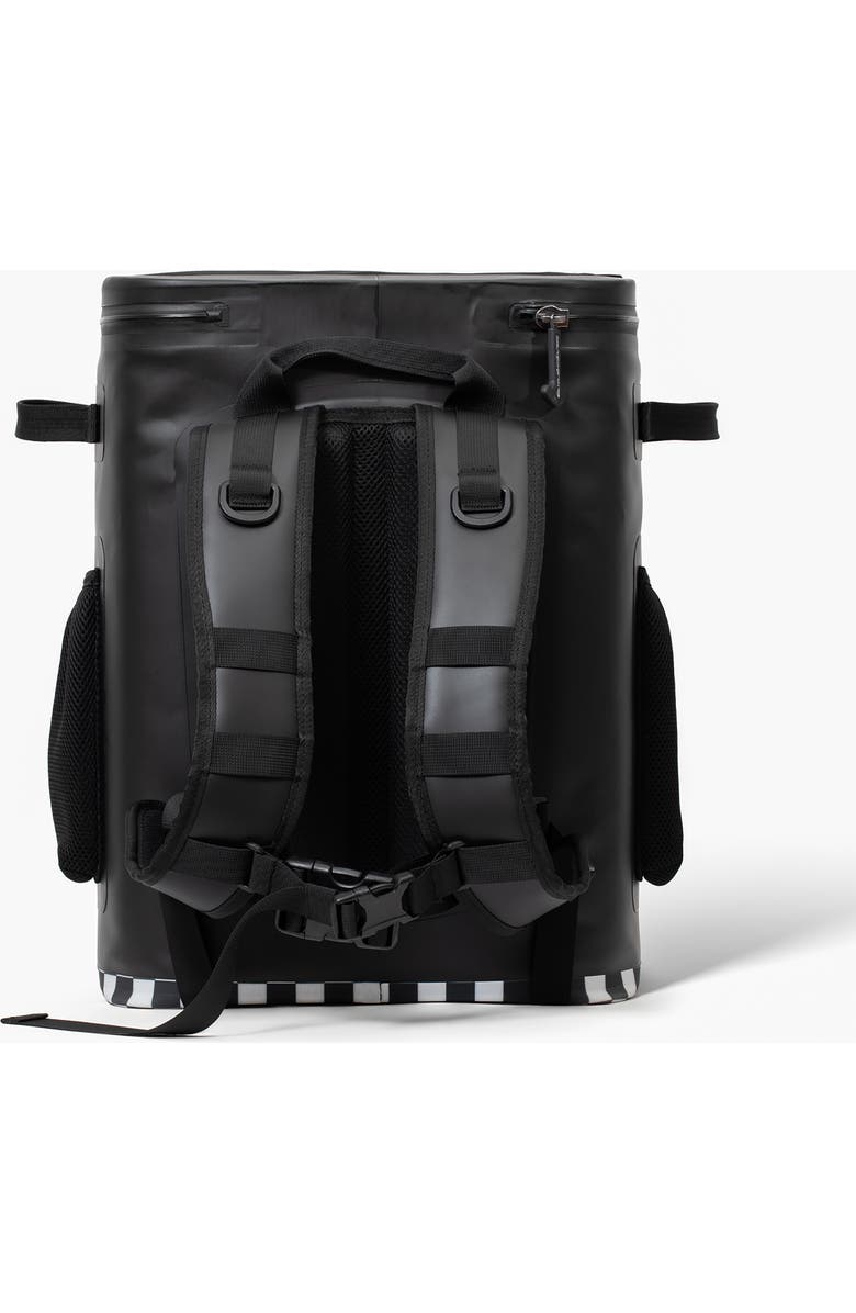 Quiksilver Shoreline 20L Multi-Layer Insulated Cooler Backpack with Bottle Opener, Alternate, color, Original Checkered