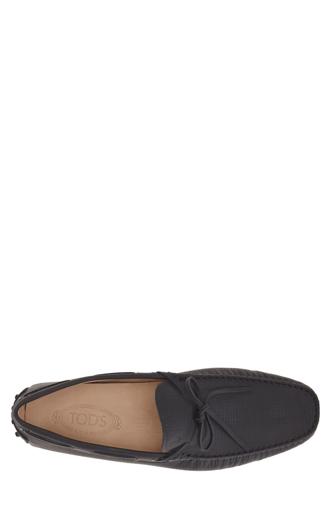 Tod's Gommini Tie Front Driving Moccasin, Alternate, color, 