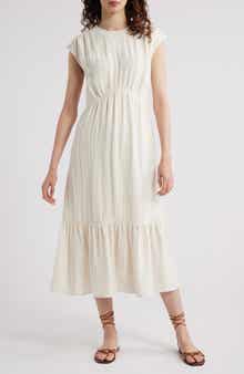 Treasure & Bond Lace Inset Maxi Dress