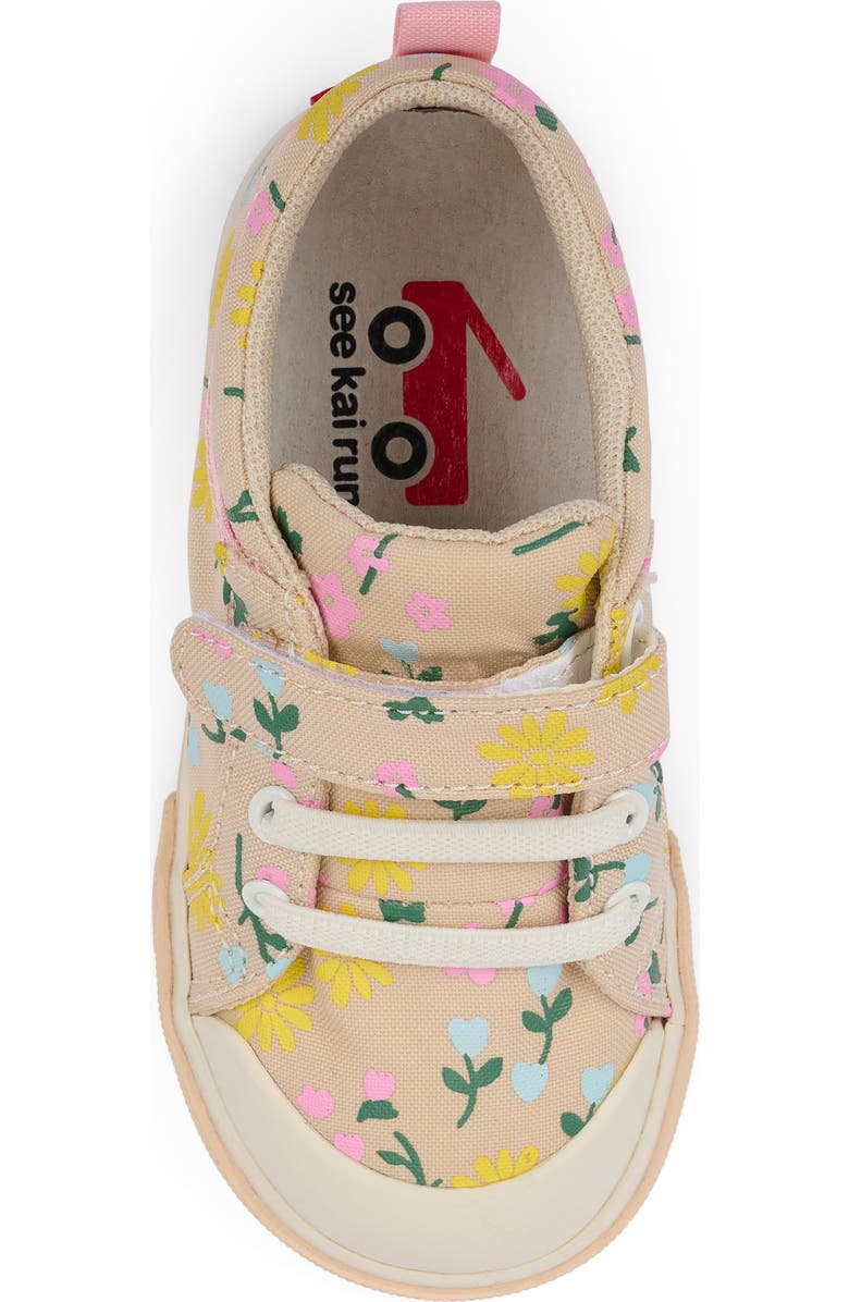 See Kai Run Kids' Kristin Sneaker, Alternate, color, Oatmeal/ Floral