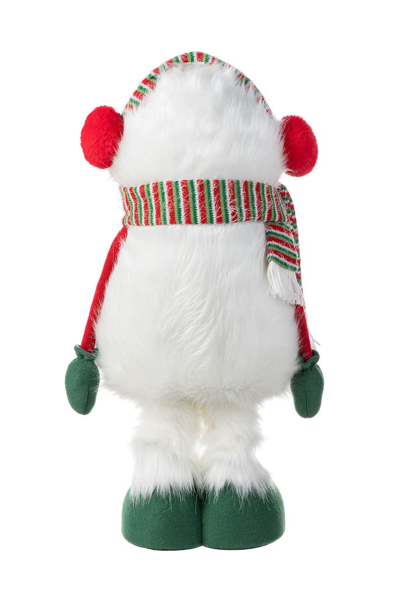 Glitzhome Christmas Fabric Yeti With Telescoping Legs, Alternate, color, 
