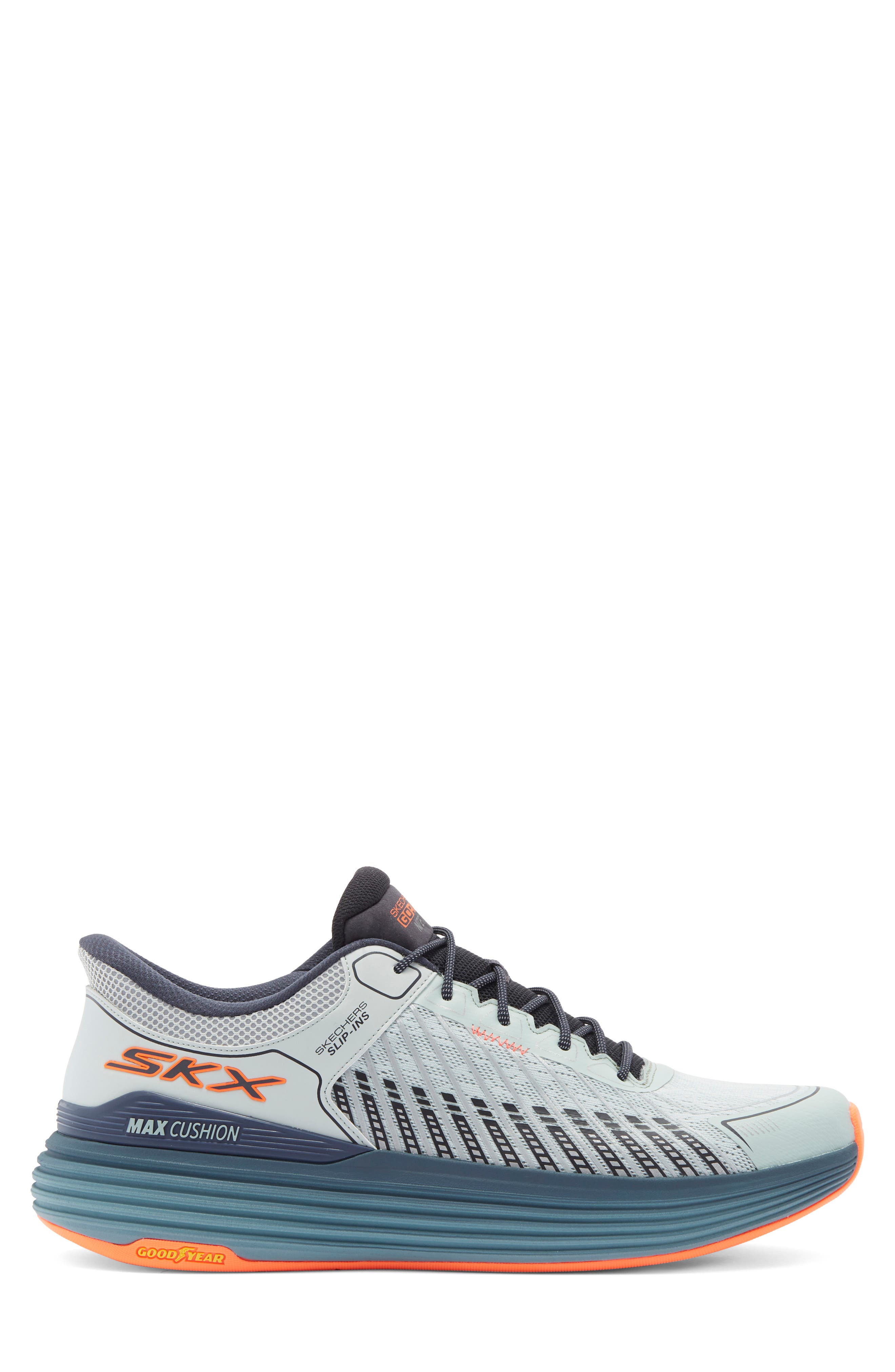 SKECHERS Slip-Ins<sup>™</sup> Go Run Nite Vizn Max Cushion Sneaker, Alternate, color, Gray Multi