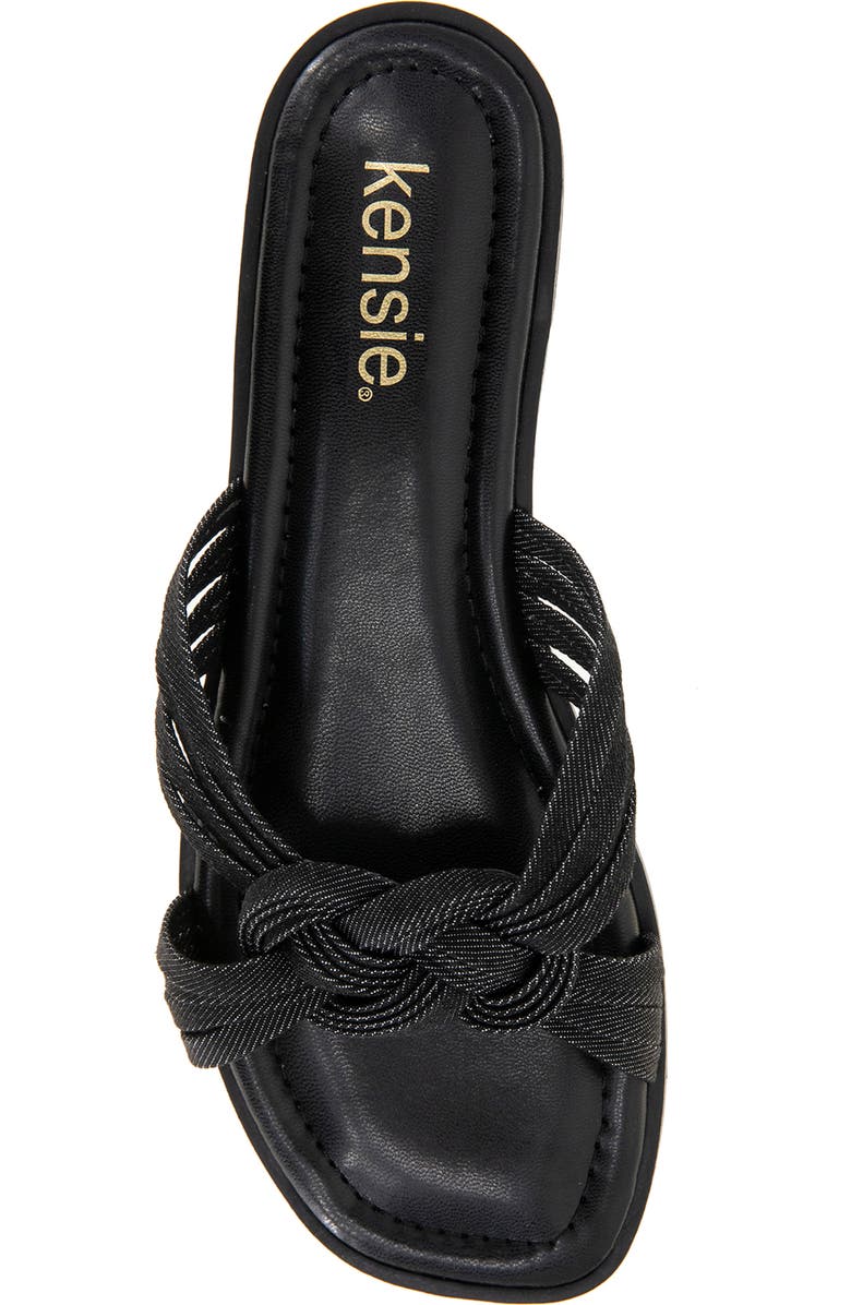 Kensie Raine Knotted Slide Sandal, Alternate, color,