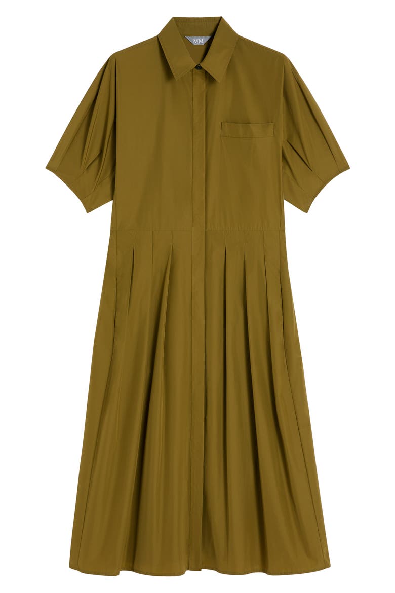 Cadmio Midi Shirtdress, Alternate, color, OLIVE GREEN