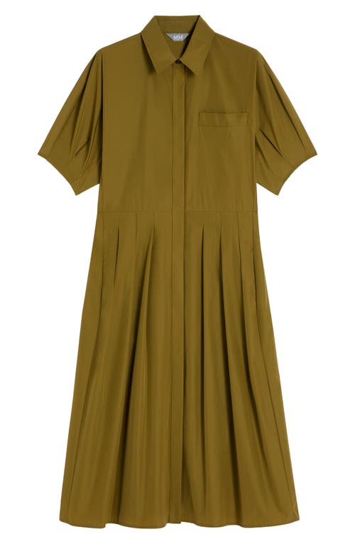 Weekend Max Mara Cadmio Midi Shirtdress In Brown