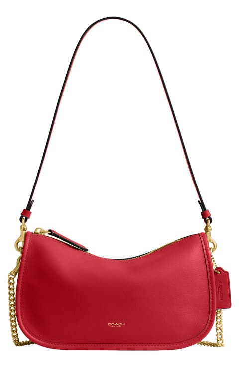 Waverly Natural Grain Leather Shoulder Bag