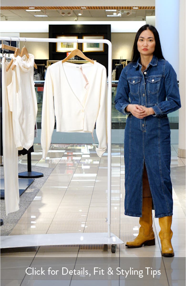 Rowan Balloon Sleeve Cardigan, sales video thumbnail